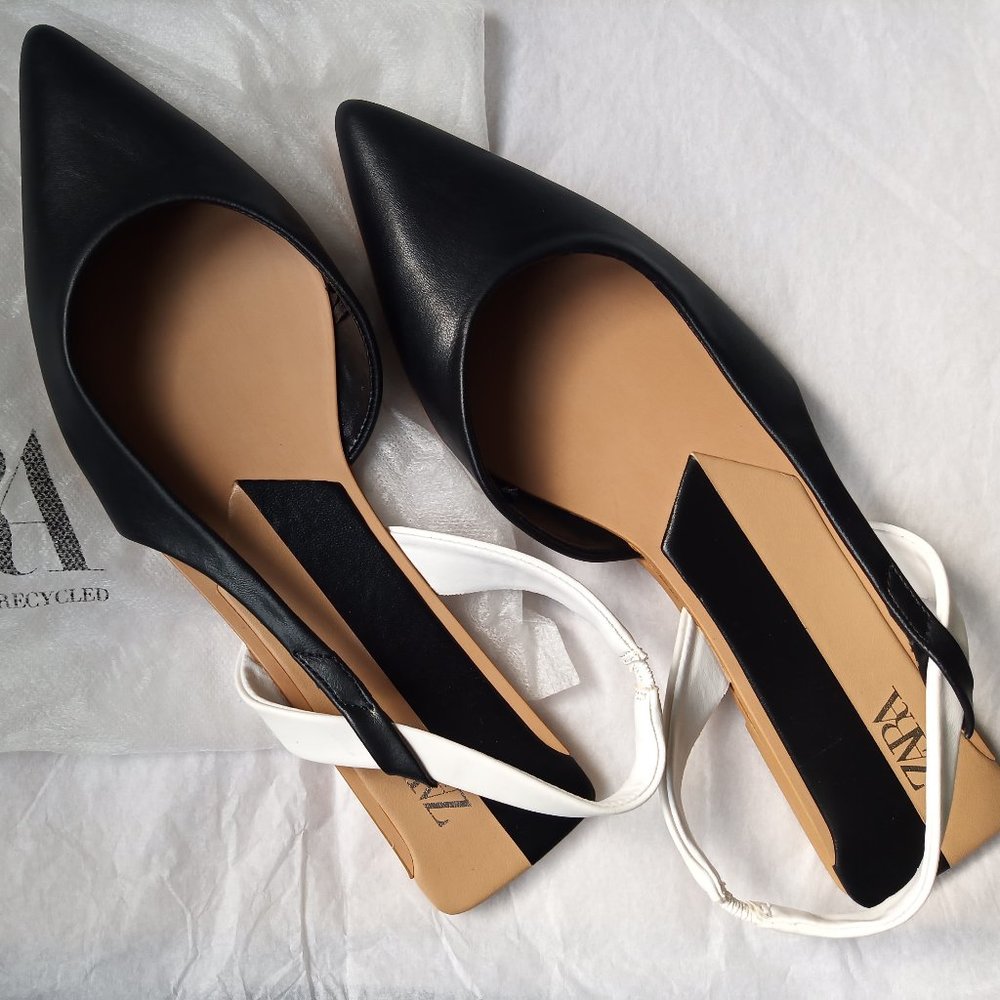 ZARA Pointed Flats, size 7.5